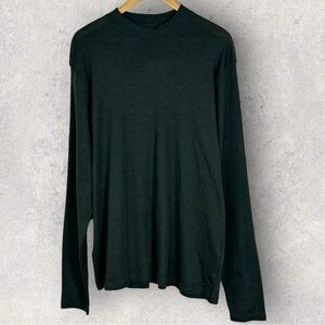 NWT Samsoe 50% Merino Wool 50% Bamboo Green Lightweight‎ Sweater Mens Size XXL